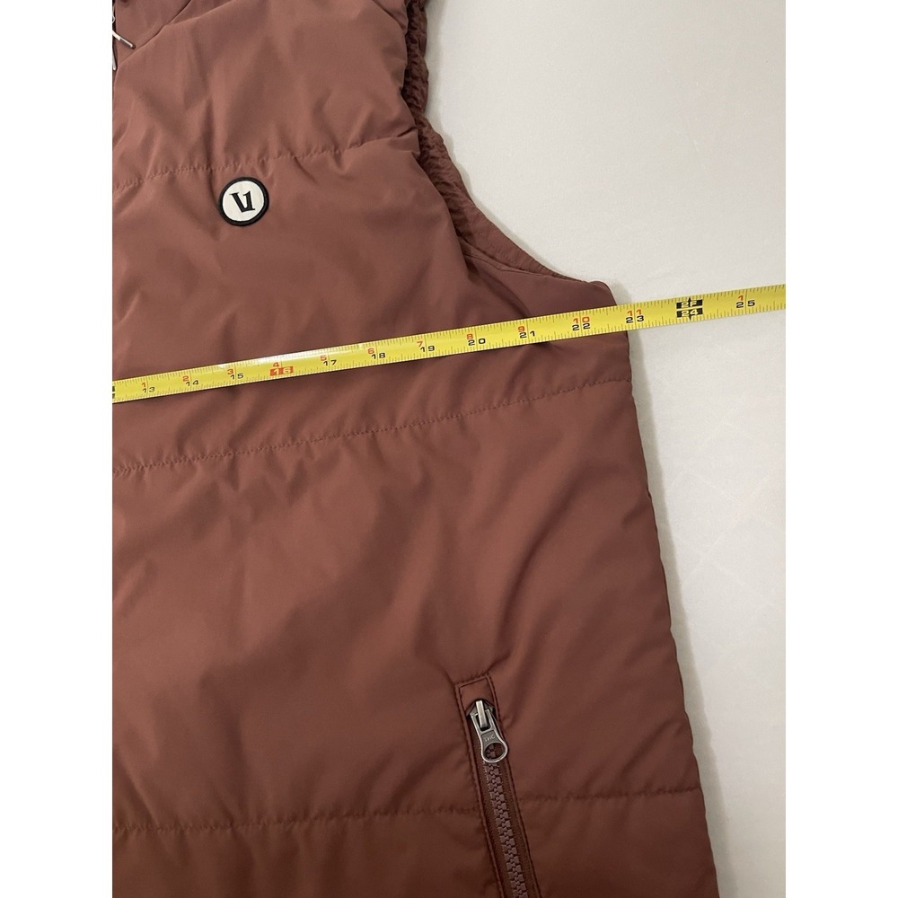 Vuori Echo Insulated Puffer 2.0 Vest Mens XL Rust Orange Primaloft V538 - Picture 6 of 6